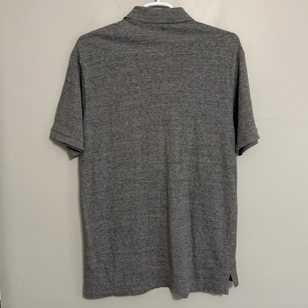 Polo Ralph Lauren Mens LT Grey Heather Short Sleeve Pony Logo Polo Shirt
